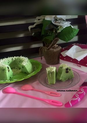 Foto resep Bolu kukus pankis(pandan kismis)
