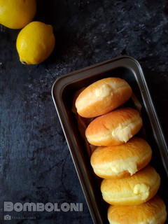 Foto resep Lemon Custard Bomboloni (1x proofing, EMPUK!)