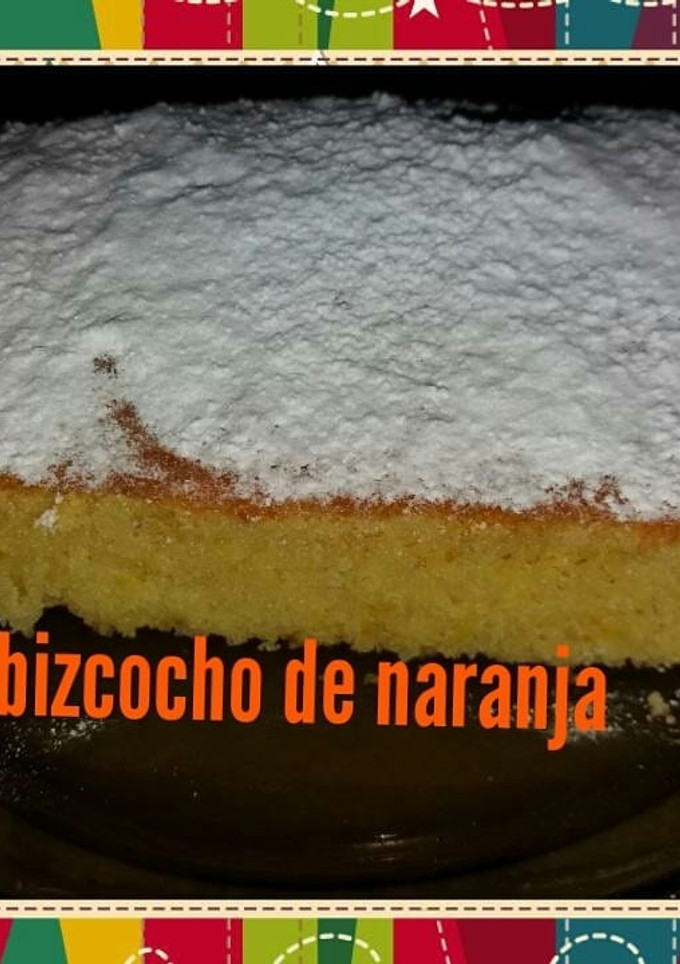 Una foto de Bizcocho de naranja vegano