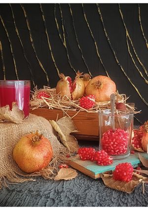عکسی از دستور دمنوش انار و دارچین ✨