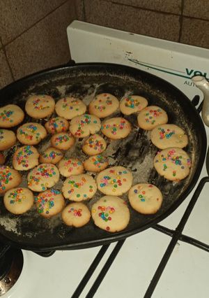 Una foto de Galletitas arcoíris