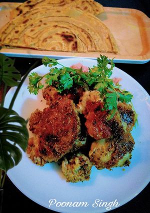 कुरकुरी चटपटी अरबी(kurkuri chatpati arbi recipe in hindi) रेसिपी मुख्य फोटो