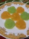 Puding Bunga Melon dan Jeruk