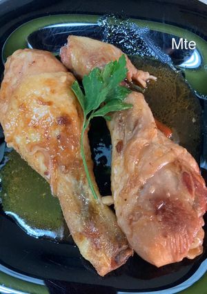 Una foto de Jamoncitos de pollo al Pedro Ximénez