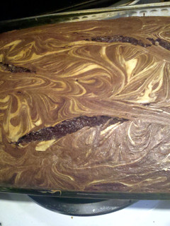 A picture of Major's Marble Cake.