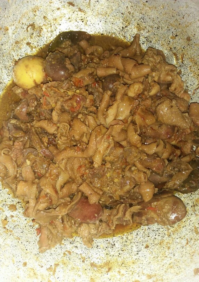 Foto resep Rica rica jeroan ayam