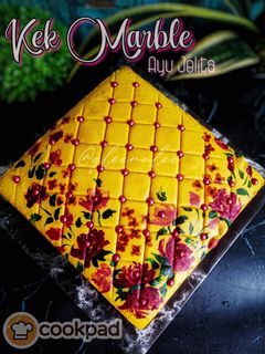 Gambar Kek Marble Ayu Jelita Anti Gagal