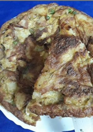ফ্রেঞ্চ পাকিস্তানি অমলেট(French Pakistani omelette recipe in Bengali) রেসিপির প্রধান ছবি