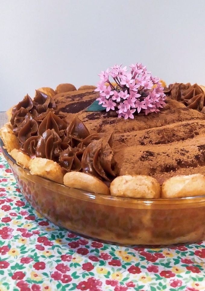 Una foto de Postre borracho de vainillas