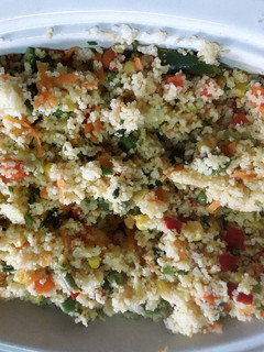 Una foto de Cuscus de verduras