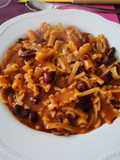 Pasta e Fagioli Rossi (Red Bean Pasta). The Superb!