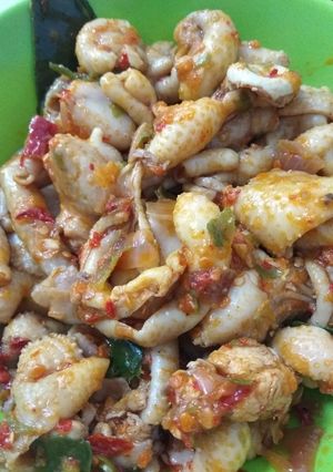Foto resep Kulit ayam pedas