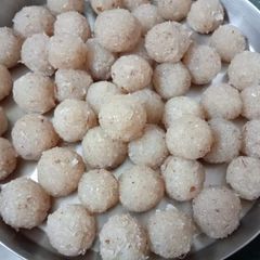 A picture of Coconut Laddu.