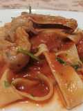 Pappardelle con Costine di Maiale al Sugo