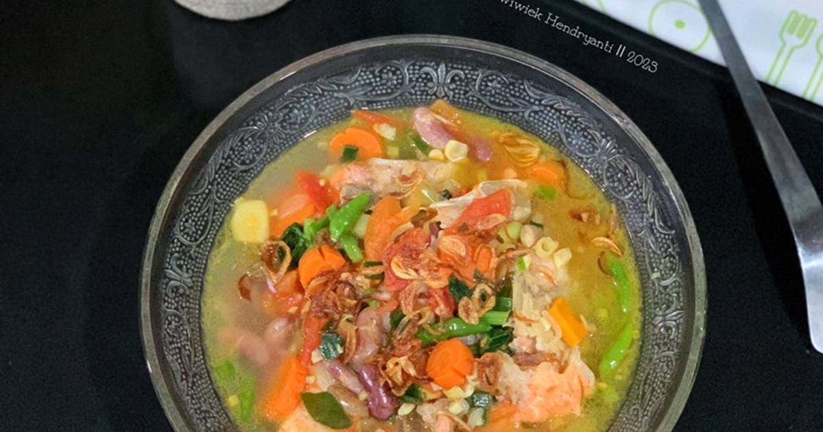 Resep Sop Salmon Kacang Merah Oleh Wiwiek H Ginting Cookpad