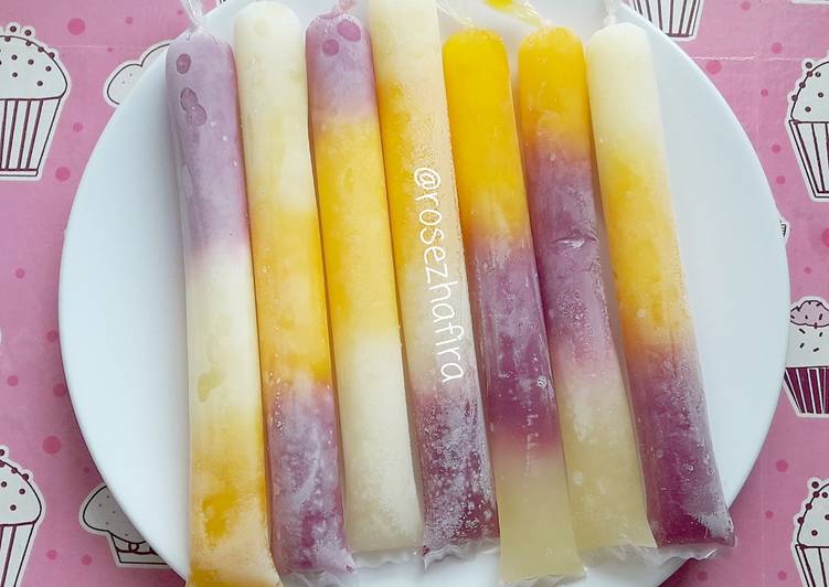 Rahasia Memasak Es Lilin Pelangi 3 Rasa Yang Nikmat