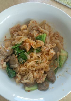 Foto resep Seblak kwetiau ayam bakso
