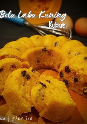 Foto resep 155. Bolu Labu Kuning Kukus