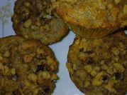 A picture of bananas and walnuts