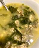 Canh hàu rong biển tương miso