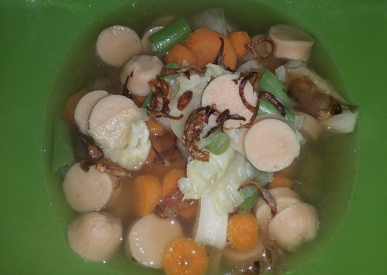 Sop sosis ayam