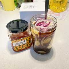 Red Onion, Garlic and Honey Syrup 紫洋蔥蒜片蜂蜜水-レシピのメイン写真