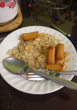 รูปของ ข้าวผัดไข่ไส้กรอก