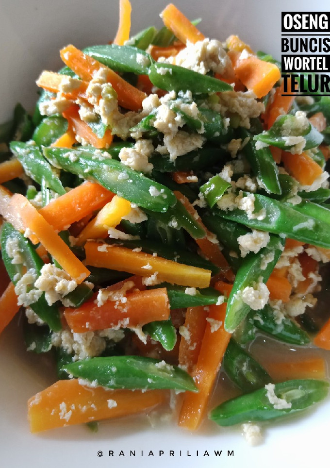 Foto resep Oseng Buncis Wortel Telur