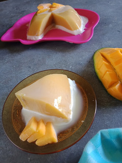 Foto resep Puding mangga lapis susu