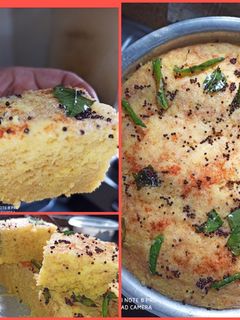 खमन ढोकला (Khaman Dhokla recipe in hindi) रेसिपी मुख्य फोटो