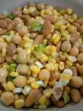 Salad kacang garbanzo (Chickpeas salad)
