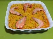Una foto de paella fácil
