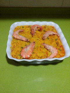 Una foto de Paella sencilla con Thermomix