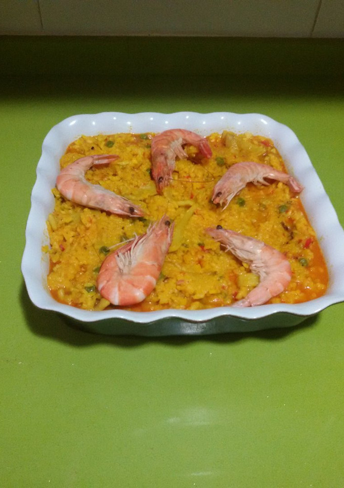 Una foto de Paella sencilla con Thermomix