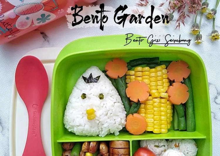 Cara Termudah Membuat Bento Garden (Bento Gizi Seimbang) Enak