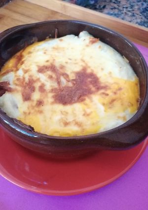 Una foto de Panchos con puré