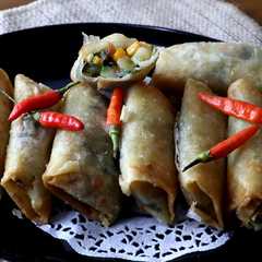 รูปของ MARTABAK LUMPIA ISI SAYUR || OLAHAN KULIT LUMPIA