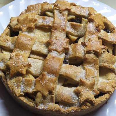 Pastel de Manzana Americano o Apple Pie Receta de graciela martinez  @gramar09 en Instagram ☺?- Cookpad