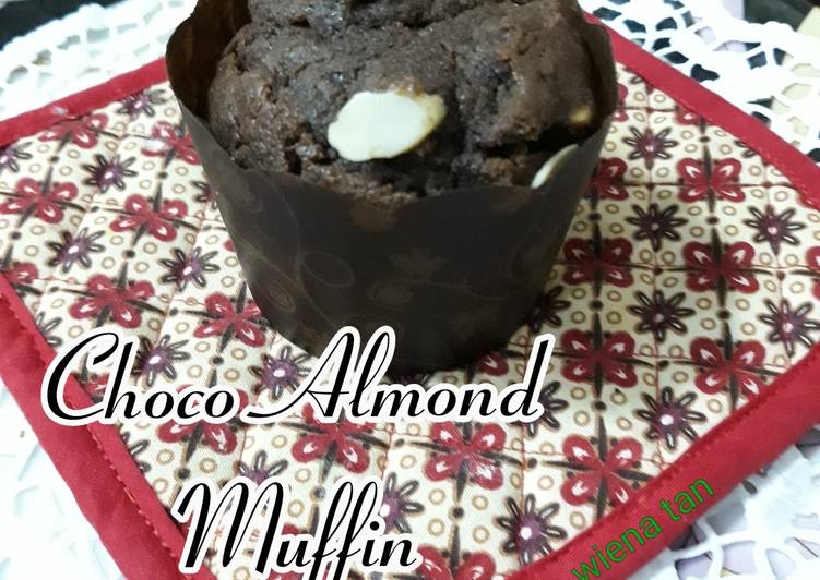 Choco Almond Muffin | No Mixer