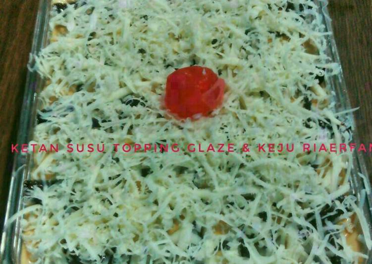 Ketan Susu topping Glaze n Keju