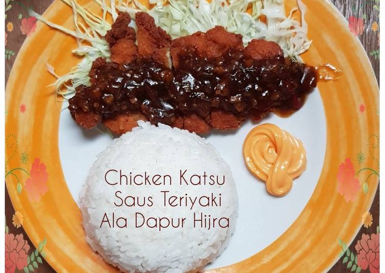 Resep Chicken Katsu Saus Teriyaki Ala Dapur Hijra, Lezat Sekali