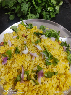 A picture of Kanda poha.