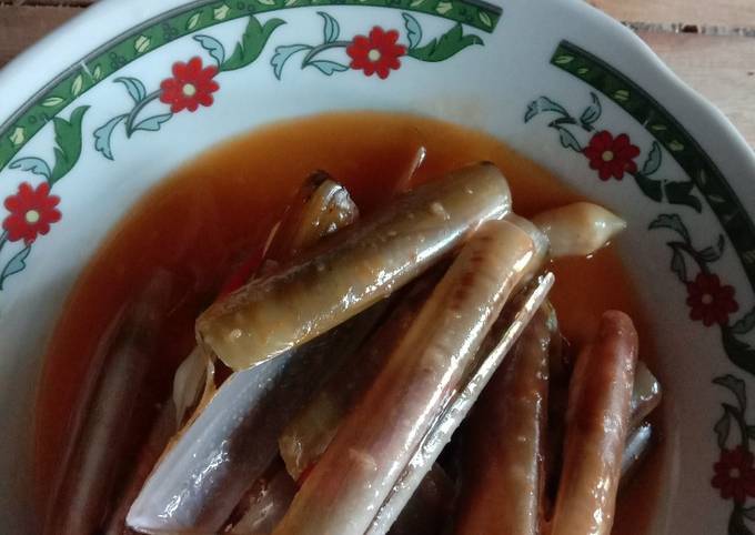 48) Kerang Bambu Saus Padang Simple