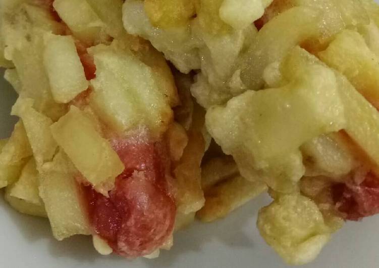 Resep masakan Hotdog Kentang (Hottang) | Cara Masak Hotdog Kentang (Hottang) Yang Enak Dan Lezat