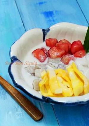 Hình của món Chè Củ Năng Mít Khoai Môn.