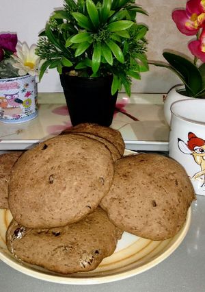 Una foto de Galletitas de chocolate pasas y chips🍪