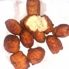 A picture of Chicken Akara.