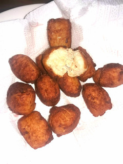 A picture of Chicken Akara.