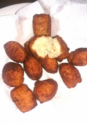 A picture of Chicken Akara.