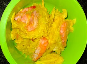 Hình của món Bánh tôm hồ tây.